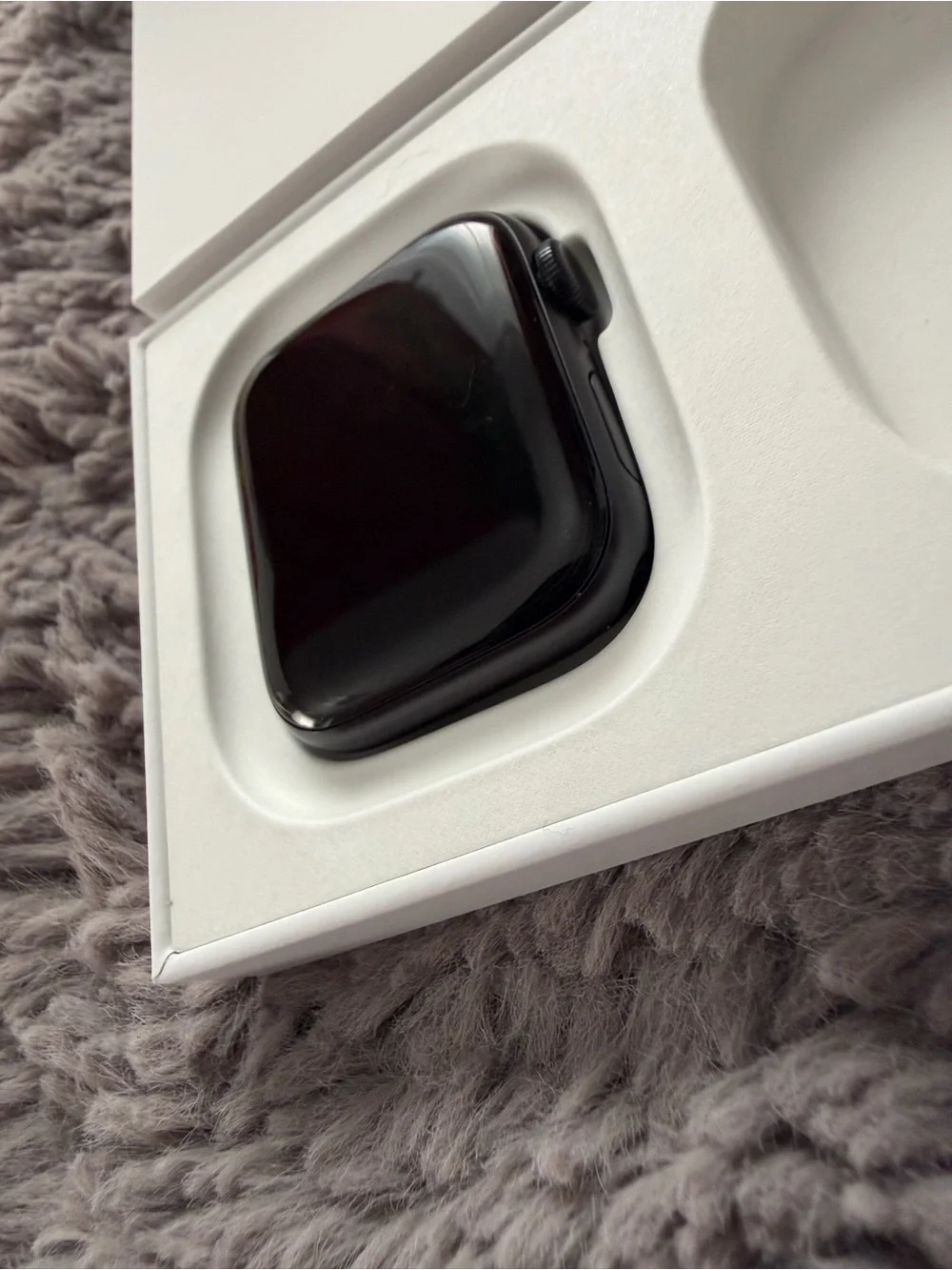 Apple Watch in Black with Black Sport Band